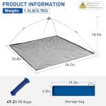 QualyQualy Umbrella Minnow Trap Net, Collapsible Fishing Bait Net with Rubber Coated Mesh & Steel Frame, Fish/Shrimp/Crayfish Trap Cast Net for Creek, Pond Fishing, Foldable Baitfish Catcher