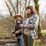 Zebco 33 Spincast Reel and Fishing Rod Combo, 6-Foot 2-Piece Fiberglass Rod with EVA Handle, Quickset Anti-Reverse Fishing Reel with Bite Alert, Silver/Black, 30