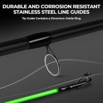 KastKing Brutus Fishing Rods, Spinning Rod 8ft -Medium Heavy - Fast-2pcs