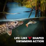 Realistic Multi-Jointed Bass Fishing Lures