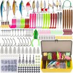 GOANDO 302-Piece Fishing Lures Kit with Tackle Box