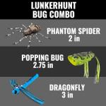 LUNKERHUNT Top Water Bass Fishing Lures Combo