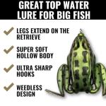 Lunkerhunt Frog Lure - Realistic Topwater Fishing