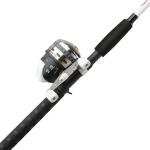 Berkley Fusion Spincast Reel and 6'6" Fishing Rod Combo, 1 Ball Bearing with Lightweight Graphite Reel Body, 2-Piece Rod