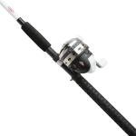 Berkley Fusion Spincast Reel and 6'6" Fishing Rod Combo, 1 Ball Bearing with Lightweight Graphite Reel Body, 2-Piece Rod