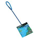 Marina 5-Inch Blue Fine Nylon Net with 10-Inch Handle, Aquarium Maintenance Tool, Blue, 11275