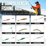 TOPFORT Complete 343pcs Fishing Accessories Kit