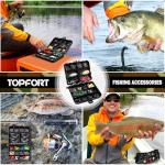 TOPFORT Complete 343pcs Fishing Accessories Kit