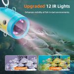Eyoyo 7-Inch Underwater Fishing Camera with Infrared Lights