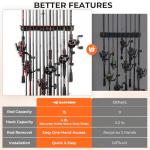 KastKing V15 Vertical Fishing Rod Wall Rack