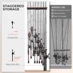 KastKing V15 Vertical Fishing Rod Wall Rack