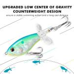 TRUSCEND Topwater Fishing Lure with BKK Hooks