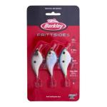 Berkley Frittside Fishing Lure 3-Pack, Shad Assortment, 5 (1/3 oz), Classic Flat Side Profile Mimics Variety of Species and Creates Flash, Equipped with Sharp Fusion19 Hook