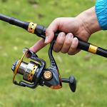 Sougayilang Fishing Rod Reel Combos Carbon Fiber Telescopic Fishing Pole with Spinning Reel for Travel Saltwater Freshwater Fishing-1.8M