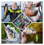 Fishing Lures Set Fish Lure kit for Bass Trout Salmon Freshwater Fish Tackle kit Including Fishing Tools,crankbaits topwater Lures, Soft Lures, Jigs,More Fishing Gear Set and Equipment (87pcs)