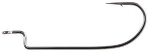 Owner 5101 Offset Shank Worm Hook with Cutting Point, (Size 3/0, 5 Per Pack)