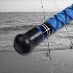 Fiblink Surf Spinning Fishing Rod Carbon Travel Surf Rod 3 Piece Saltwater Spinning Fishing Rod 12'