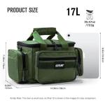 Goture Soft Side Sling Fishing Tackle Bag