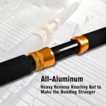 Fiblink 1-Piece/2-Piece Saltwater Offshore Heavy Trolling Rod Big Game Roller Rod Conventional Boat Fishing Pole (5 Feet 6 Inch, 30-50 lb/50-80 lb/80-120 lb) (30-50 lbs)