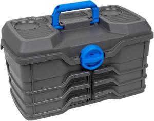 Large Fishing Tackle Box with 25-Piece Kit