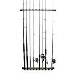 10-Rod Fishing Rod Holder for Garage Storage