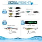 Dovesun Ice Fishing Jig and Lure Kit - 34pcs
