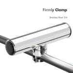 Fishing Rod Holders for Boat , 2 Pack Stainless Steel 316 Rail Mount Adjustable 360°Rotating Rod Holders for Fishing Boat, Marine Grade Clamp on Boat Rod Pole Holder (1-3/16 inch --1-1/4 inch)