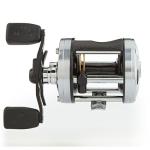 Abu Garcia Ambassadeur C3 Conventional Reel, Size 6500 (1292722), 3 Stainless Steel Ball Bearings + 1 Roller Bearing, Carbon Fiber Star Drag, Max of 15lb | 6.8kg,Silver