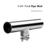 Fishing Rod Holders for Boat , 2 Pack Stainless Steel 316 Rail Mount Adjustable 360°Rotating Rod Holders for Fishing Boat, Marine Grade Clamp on Boat Rod Pole Holder (1-3/16 inch --1-1/4 inch)