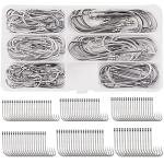 120pcs Stainless Steel J Hooks for Fishing