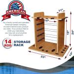 Rush Creek 14 Fishing Rod and Tackle Holder