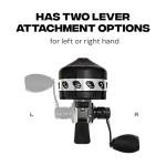 BALLISTA BL33 Spincast Bowfishing Reel Slingshot Bow Fishing, Stainless Steel, Left/Right Reversible Handle, 3.6:1 Gear Ratio, Strong Line 5# 45 Yards 0.35mm/50lb