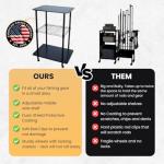 12 Rod Tackle Cart Organizer for Fishing Gear