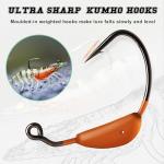 TRUSCEND Paddle Tail Fishing Lures for Freshwater