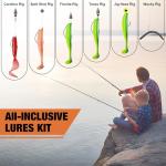 TRUSCEND Premium Fishing Lures Kit with Tackle Box