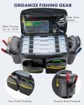 Gonex Water-Resistant Fishing Tackle Bag with Strap