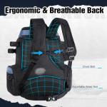 Piscifun Waterproof Fishing Tackle Backpack with Rod Holders