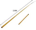 XMHF Traveling Fishing Rod 10 Sections Telescopic Pole Retractable Angling Fishing Pole Rod 2.8M Length