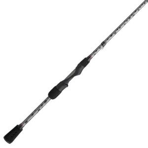 Abu Garcia 6'6" Vengeance Spinning Fishing Rod, 2-Piece Rod, Medium Rod Power, Fast Action, Custom Ergonomic Reel Seat, Comfortable EVA Handle, 24-Ton Graphite Blank