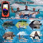 Portable Sonar Fish Finder with LCD Screen