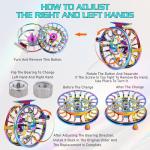 Sougayilang Colorful Fly Fishing Reel, Size 5/6,7/8 CNC-Machined Aluminum Alloy Fly Reel,Powerful Lightweight Fly Reels for Trout Fishing (5/6