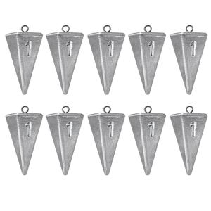 Pyramid Sinkers for Saltwater Fishing Tackle