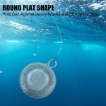 Dr.Fish 5 Pack Disc Sinkers for Catfish and Bass