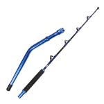 Fiblink Bent Butt Fishing Rod 2-Piece Trolling Rod Saltwater Offshore Rod Conventional Boat Fishing Pole (5'6" 80-120lb)