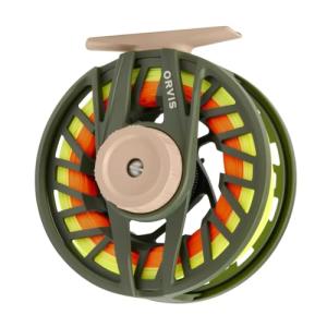 Orvis Clearwater Reel & Spools II 3-Pack: Lightweight Fly Fishing Reels with Extra Spools, Durable Construction, Smooth Drag System, Dark Pine