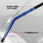 Fiblink Bent Butt Fishing Rod 2-Piece Trolling Rod Saltwater Offshore Rod Conventional Boat Fishing Pole (5'6" 80-120lb)