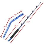 Fiblink Bent Butt Fishing Rod 2-Piece Trolling Rod Saltwater Offshore Rod Conventional Boat Fishing Pole (5'6" 80-120lb)