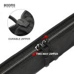 Booms Fishing PB1 Fishing Rod Case, Portable Folding Fishing Pole Case, Fishing Spinning Rod Bag, Store Up to 2 Fishing Poles with Reels, 4.4ft/53inch