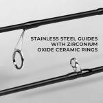 KastKing Crixus Fishing Rods, Spinning Rod 7ft -Medium Heavy - Fast-2pcs