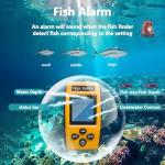 Portable Fish Depth Finder with Sonar Sensor